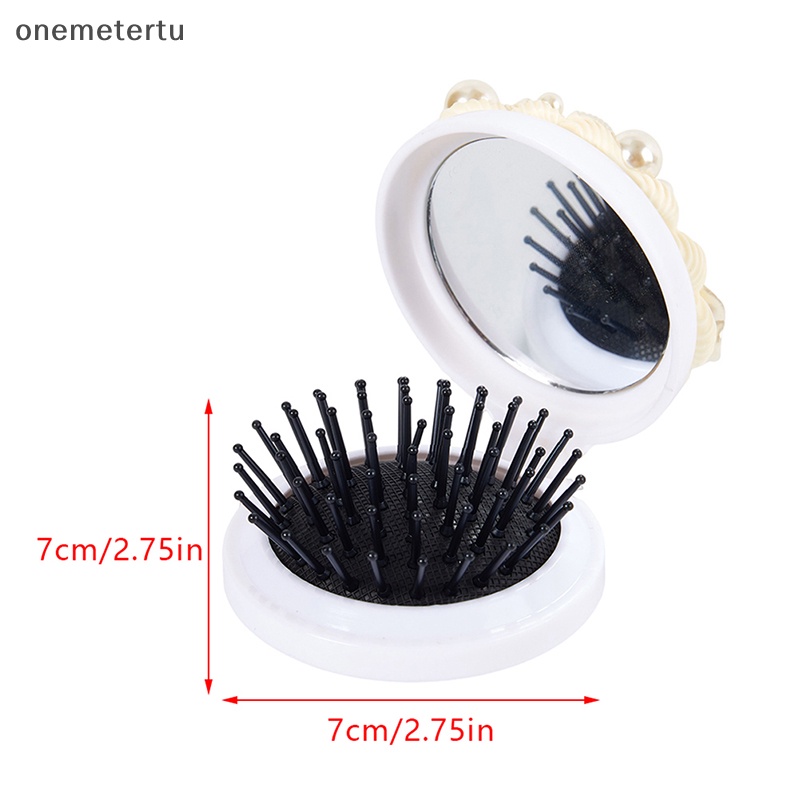 Lược Chải Tóc Mát Xa Da Đầu Có Gương Soi Tiện Lợi