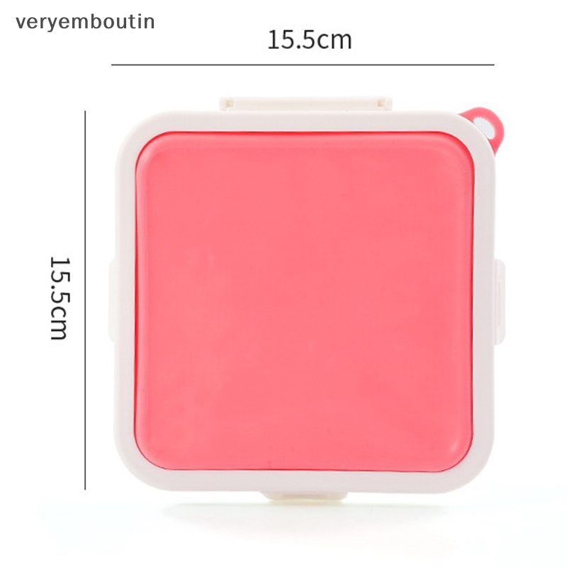 Hộp Đựng Thức Ăn Trưa Bằng Silicone Có Thể Tái Sử Dụng