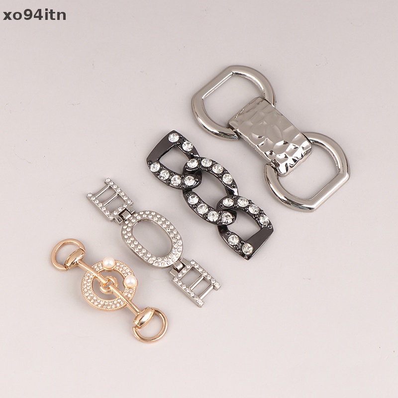 1 Cặp Phụ Kiện Kẹp Giày Cao Gót Đính Đá Cho Cô Dâu