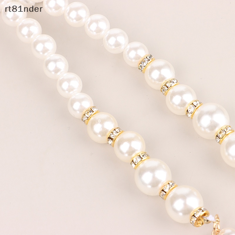 Thắt Lưng Dây Xích Kim Loại Đính Ngọc Trai Thanh Lịch Dành Cho Nữ