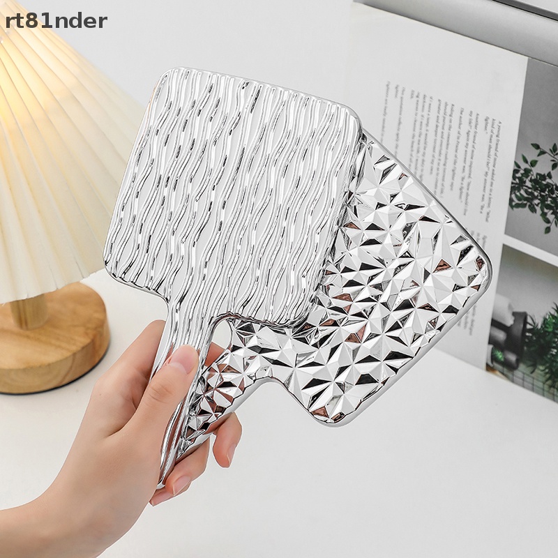 1 Gương Trang Điểm Cầm Tay Hình Vuông Kích Thước Lớn Dành Cho Nữ