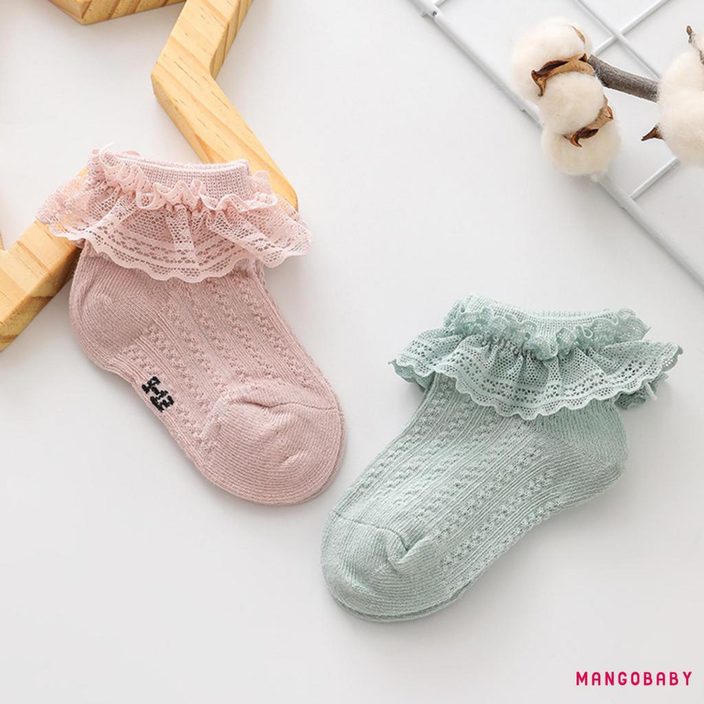 Đôi Vớ Phối Ren Dễ Thương Dành Cho Bé Gái