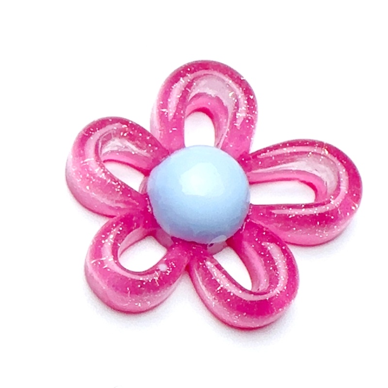 Bộ Hạt Charm Hình Hoa Nhiều Màu Sắc Dùng Làm Trang Sức Thủ Công Diy