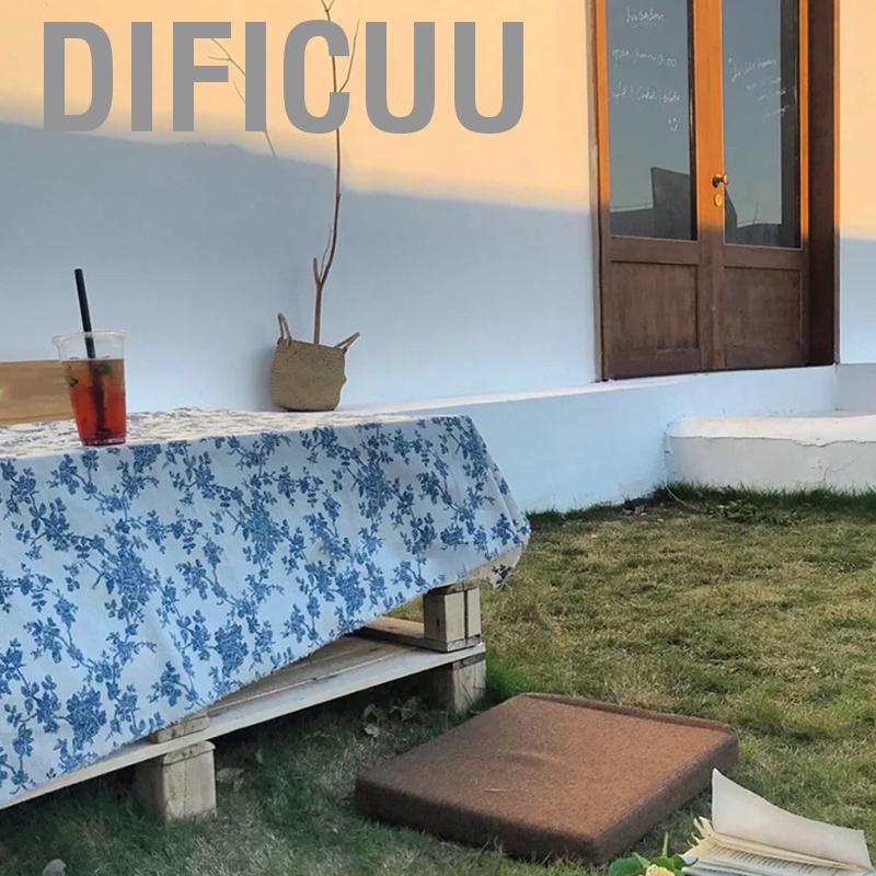 Dificuu Picnic  Three Dimensional Embossed Textile Printing Cotton Table Cloth for