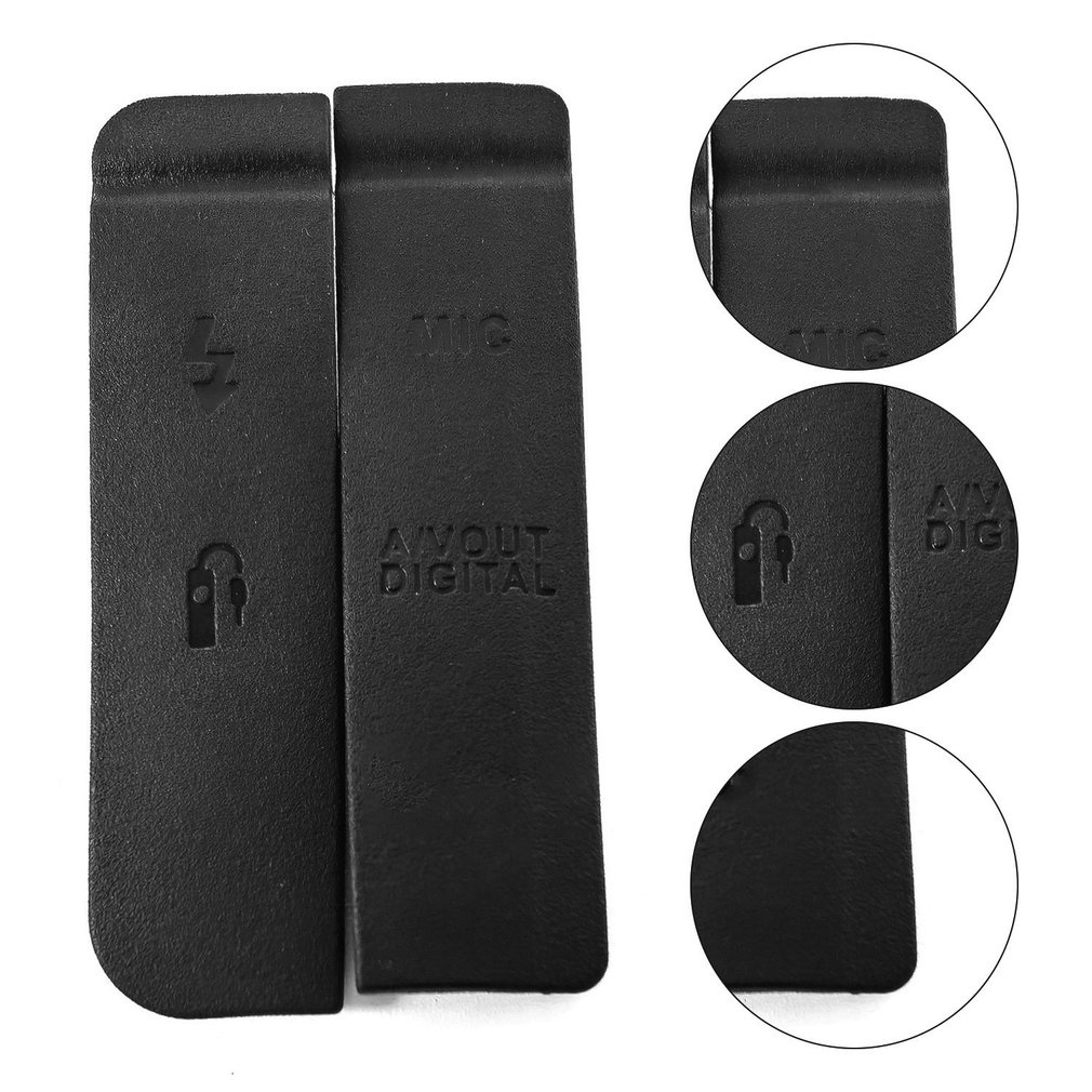 1Pc Usb Rubber Lid Door Dust-Proof Cover Usb/Hdmi-Compatible Dc In/Video Out Bottom For Canon 7D Camera [Q/8]