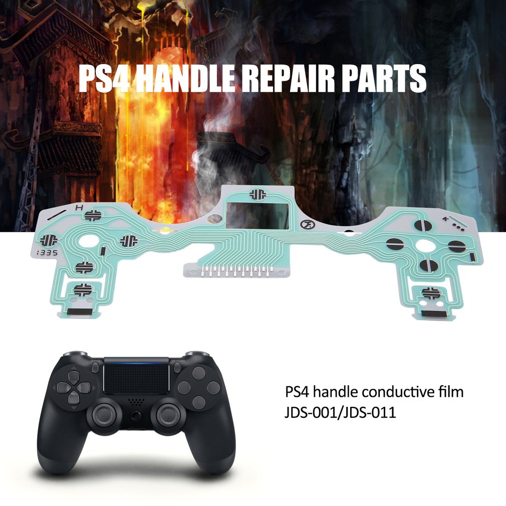 Conductive Film Replacement Controlleron Ribbon Circuit Board For Ps4 Game Console Accessories Electronic Tools [Q/9]