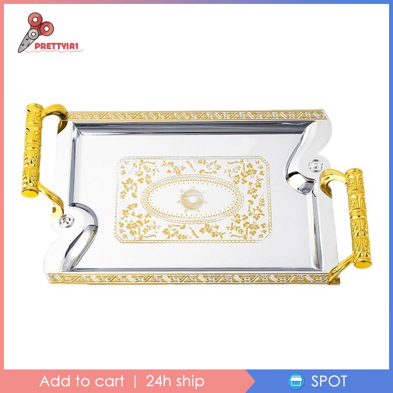 [Prettyia1] Khay Đựng Đồ Dùng Nhà Tắm Để Bàn Họa Tiết Dập Nổi