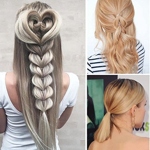 200/500 dây buộc tóc trong suốt co giãn dành cho nữ