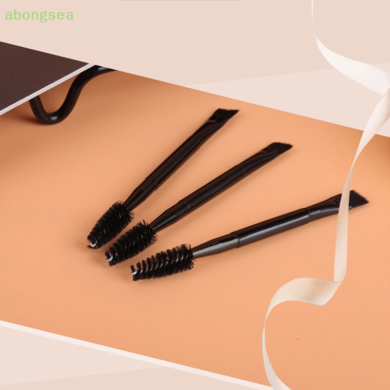 Set 10 Cọ Trang Điểm Mắt Và Lông Mày Hai Đầu abongsea