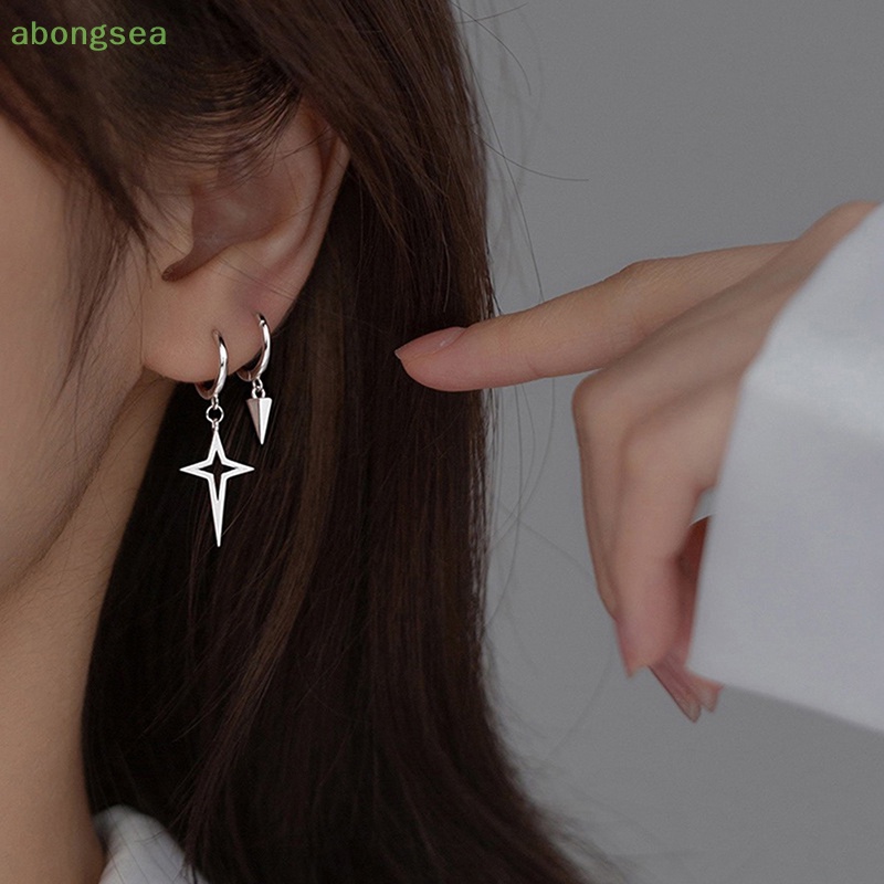 Khuyên Tai Bạc Hình Nón Không Đối Xứng Thời Trang Cho Nữ