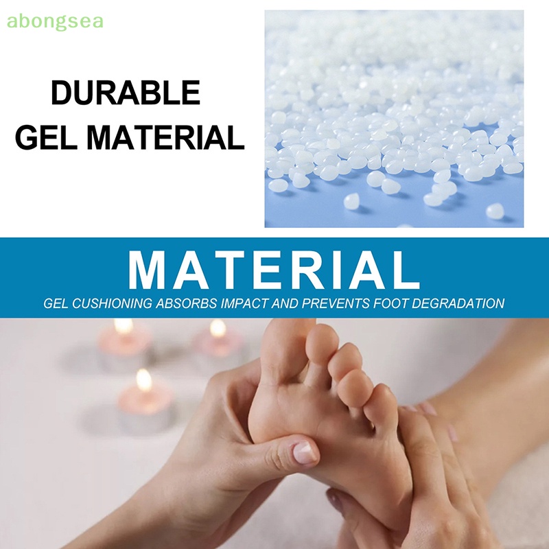 1 Cặp Đệm Silicone Gel Dán Mát Xa Chân