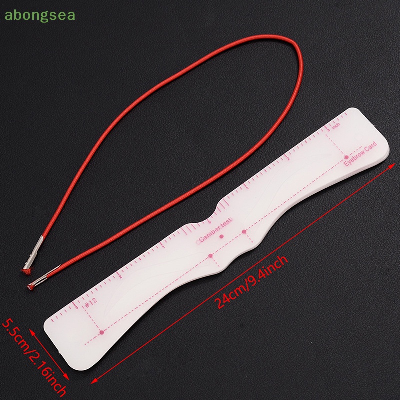 Set 12 Thẻ Khuôn Hỗ Trợ Vẽ Lông Mày Tái Sử Dụng Tiện Lợi