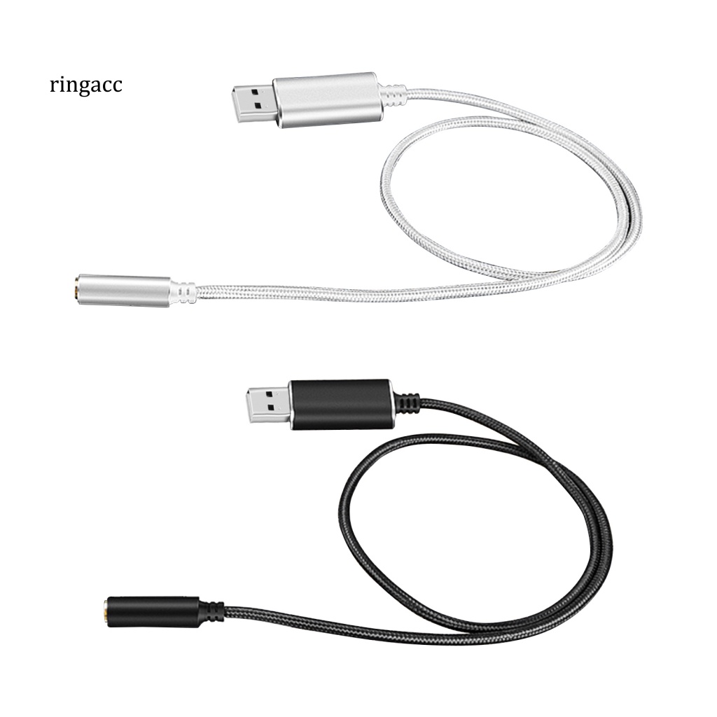 Thẻ Âm Thanh RGA Cổng USB Gắn Tai Nghe / Micro Chuyên Dụng Cho Máy Tính