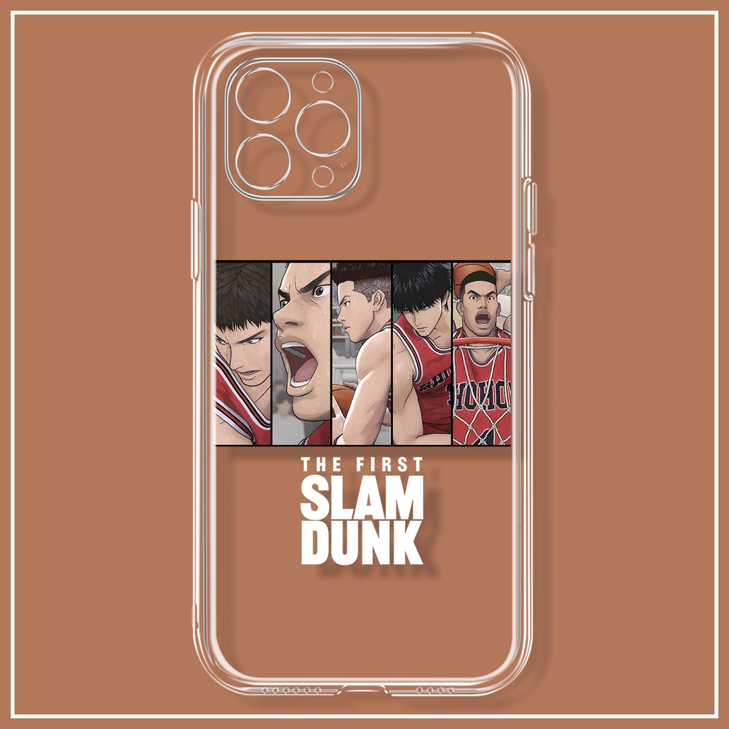 Ốp Lưng Trong Suốt Họa Tiết Hoạt Hình Slam Dunk Cho iPhone14promax Apple 13Pro 11 12mini 7plus8 6s xr xs