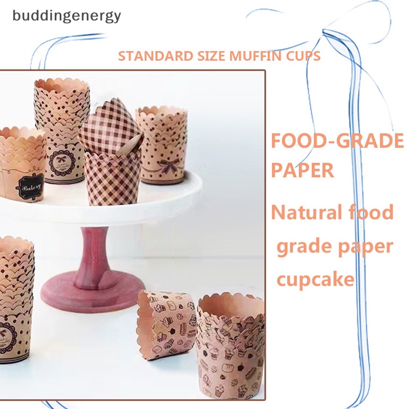 Set 50 Cốc Giấy Làm Bánh Cupcake Tiện Dụng