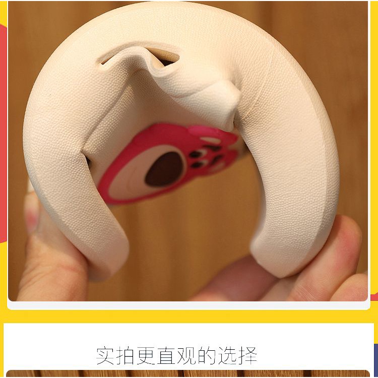 Dép Sandal Gọn Nhẹ Chống Sốc In Họa Tiết Gấu Hoạt Hình Dễ Thương Thời Trang Mùa Hè Cho Bé Trai / Gái