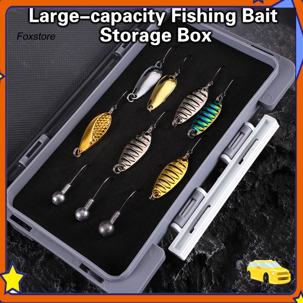 Hộp Đựng Mồi Câu Cá Có Khóa Cài Chặt Cầm Tay Có Thể Tái Sử Dụng