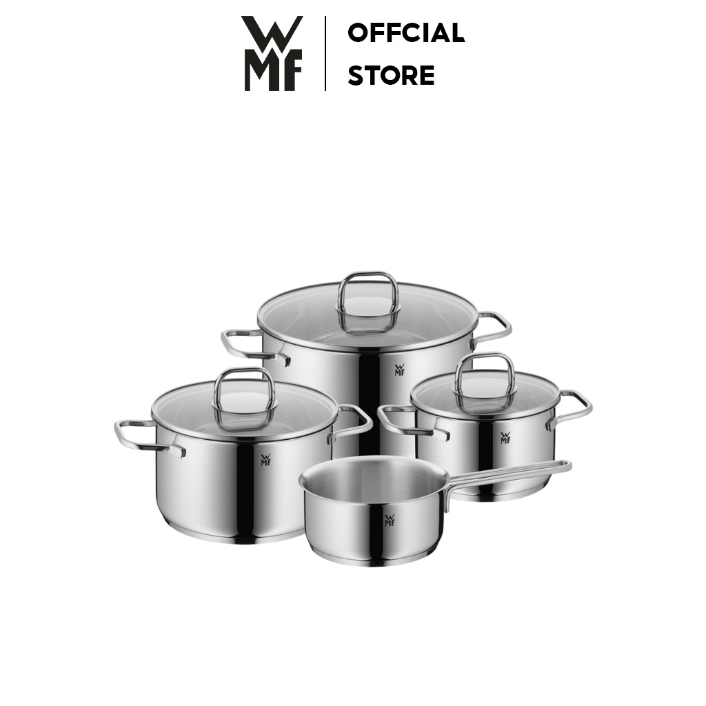 Bộ Nồi WMF INSPIRATION 4 Món, Chất Liệu Thép Không Gỉ, Dẫn Nhiệt Tốt, Chống Ăn Mòn, Bền Đẹp, Nhập Đức