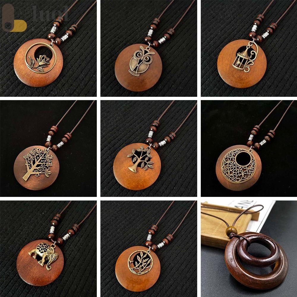 Vòng cổ Da Phong Cách Retro Thời Trang Cho Nữ