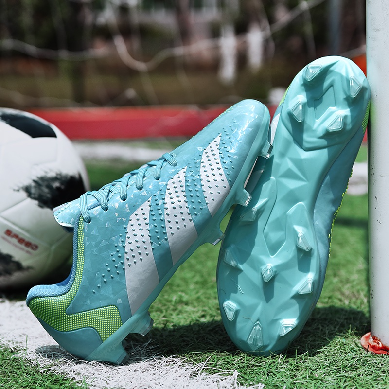 Giày thể thao chuyên nghiệp FG Soccer Boots Giày bóng đá dành cho người lớn trẻ em Cỏ nhân tạo Giày tập Futsal Kích thước:35-45