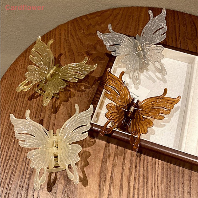 Kẹp Tóc Càng Cua Lớn Màu Thạch Thời Trang Mới Cho Nữ