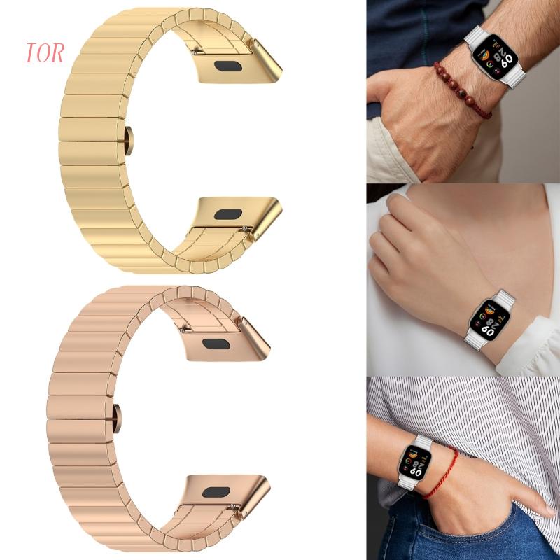 Dây Đeo Thay Thế Chống Mồ Hôi Bằng Thép Không Gỉ Cho Đồng Hồ Thông Minh Redmi Watch 3