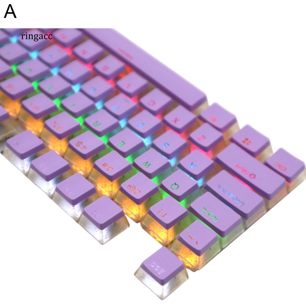 Nắp Bàn Phím Cơ 61 / 87 / 98 / 104 Thiết Kế Trong Suốt Lấp Lánh Tiện Dụng