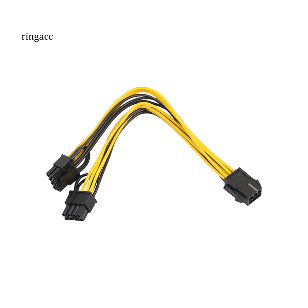 Dây Cáp Tách Thẻ Đồ Họa Chuyển Đổi 6Pin Sang PCI-E 8Pin