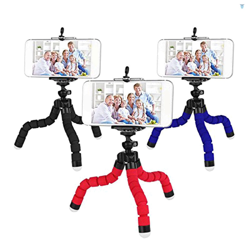 Giá Đỡ Ba Chân Mini Hình Bạch Tuộc Linh Hoạt Có Thể Uốn Cong Cho Điện Thoại / Máy Ảnh