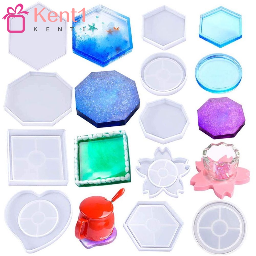 Khuôn Silicon Trong Suốt Làm Đế Lót Ly Thủ Công DIY 1