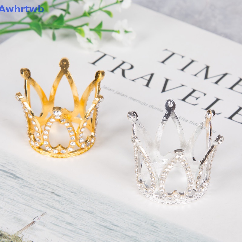 Vương Miện Công Chúa Mini Đính Ngọc Trai Trang Trí Cho Bé Gái Mới