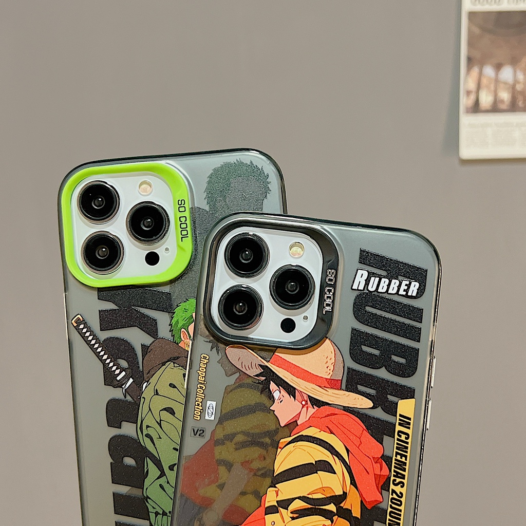 Ốp Điện Thoại TPU Mềm Trong Suốt Họa Tiết One Piece Cho iPhone 11 13 12 14 PRO MAX