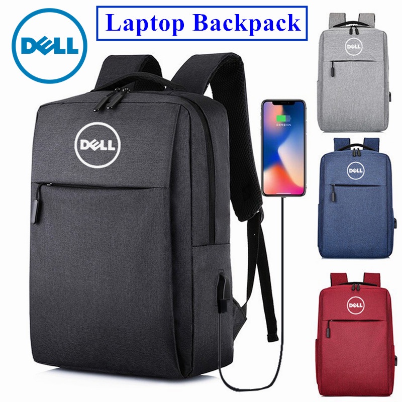 Balo Đựng Laptop Dell Chống Thấm Nước Có Cổng Sạc USB Đa Năng Thời Trang Công Sở