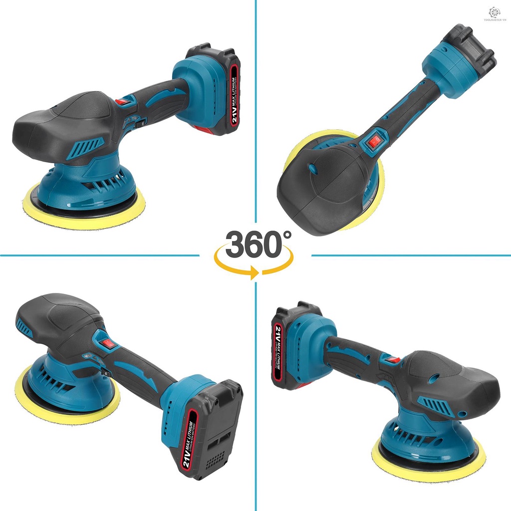 Máy Đánh Bóng Xe Hơi Không Dây 6 Tốc Độ Có Thể Điều Chỉnh Đa Năng