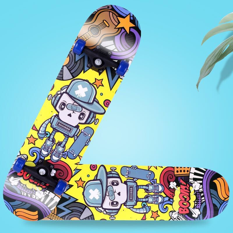 Ván trượt thể thao Skateboard kích thước 80cm cho người mới bắt đầu