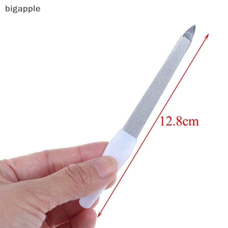 Cây Dũa Móng Tay Bằng Thép Không Gỉ Thiết Kế Hai Mặt Tiện Dụng