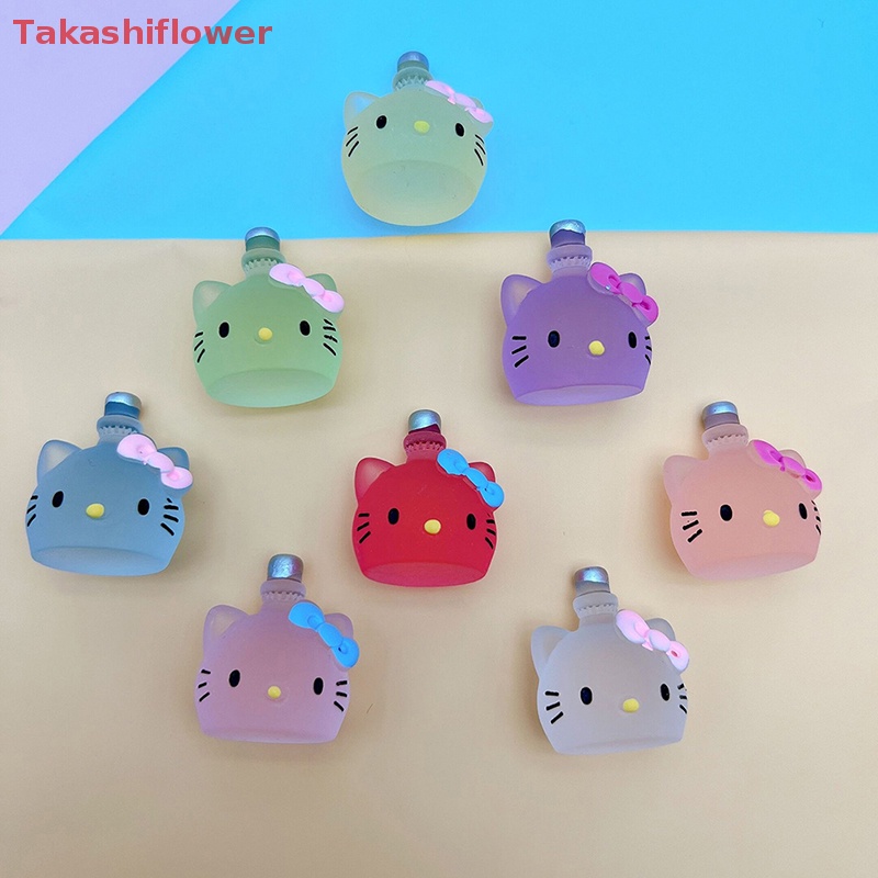 Set 5 Mô Hình Mèo Dạ Quang Mini Bằng Nhựa Resin Trang Trí Tiểu Cảnh Craf