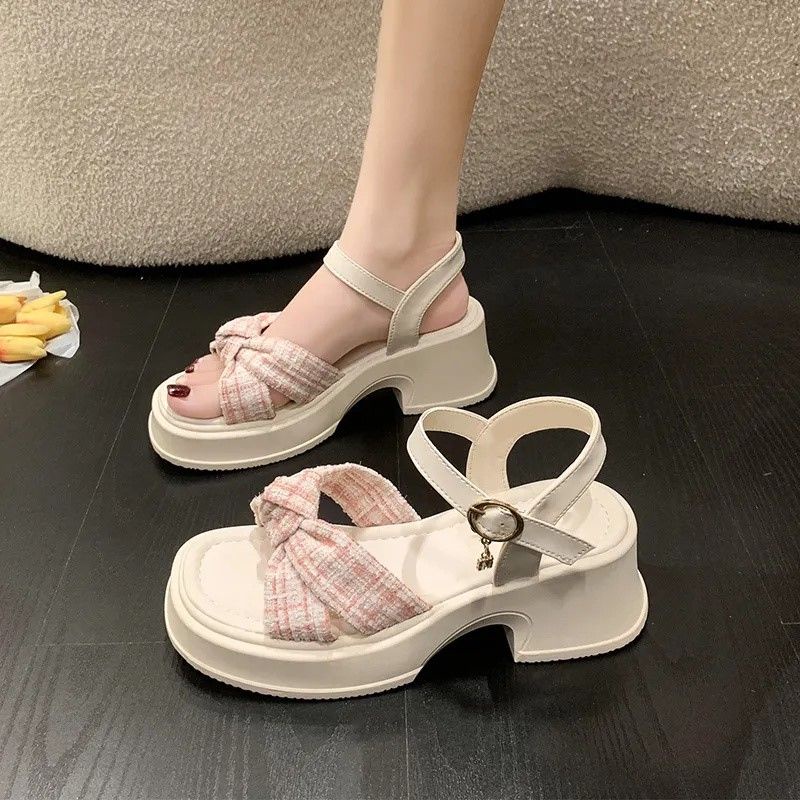 Giày Sandal Mary Jane Đế Dày Size Lớn 52CJ Dành Cho Nữ