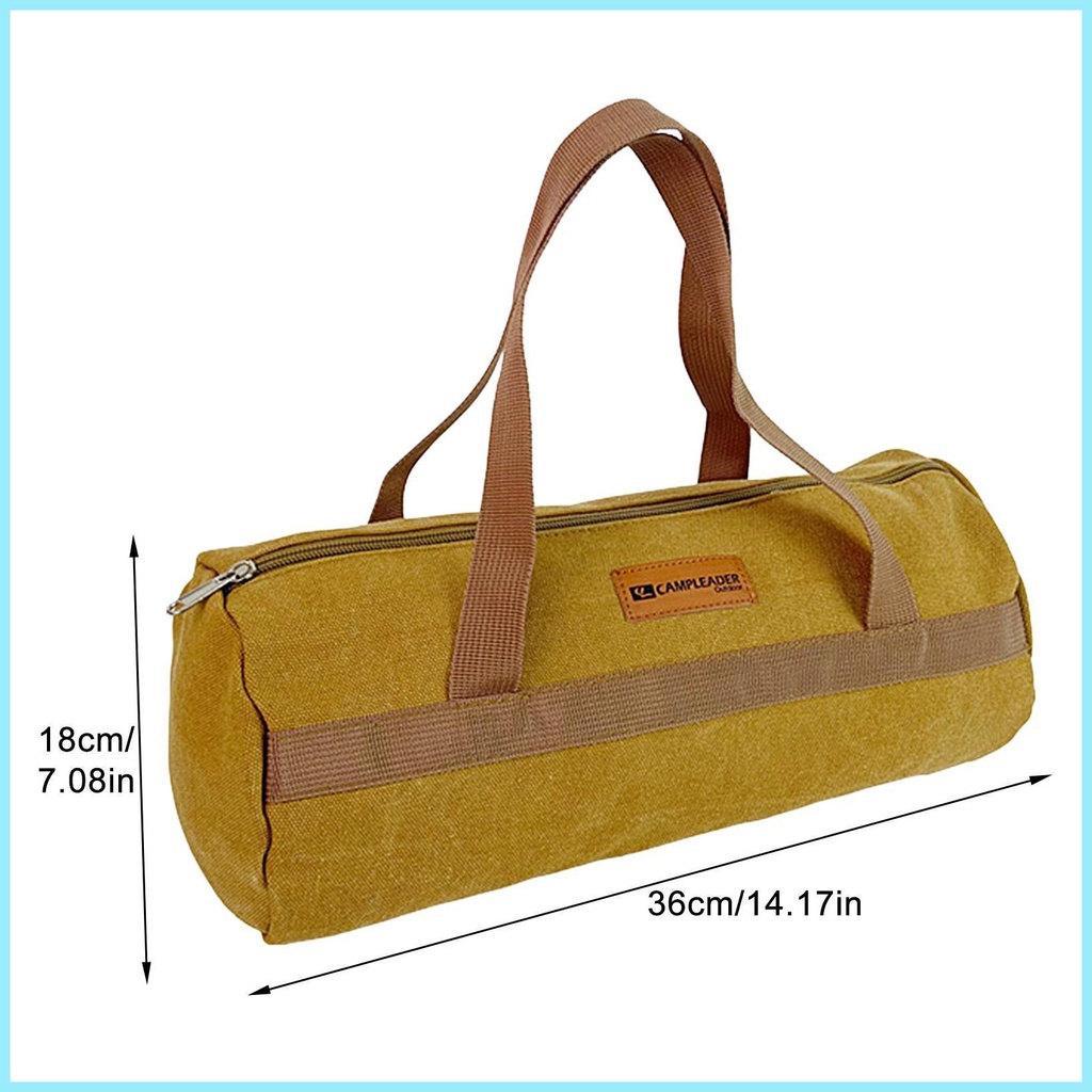 Túi Canvas Đựng Dụng Cụ Làm Móng / Cọc Cắm Đất Tiện Dụng