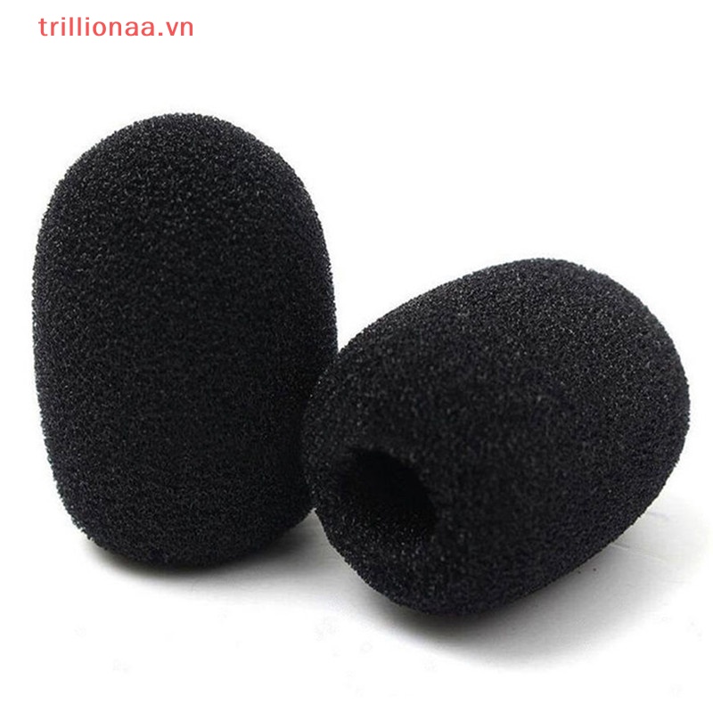 Set 5 Mút Bọc Đầu Micro Chắn Gió Màu Đen