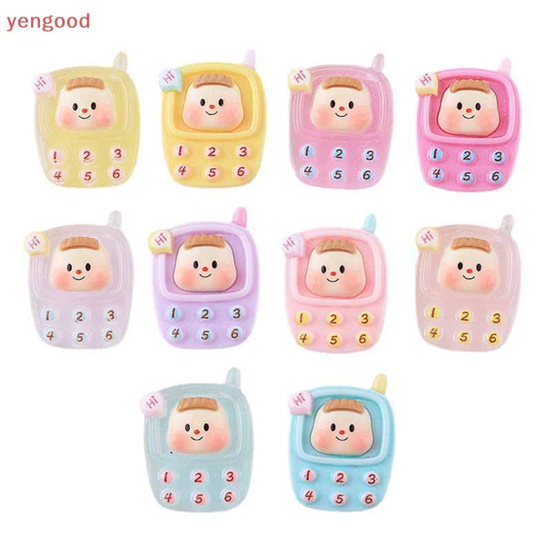 Set 5 Chiếc Điện Thoại Dạ Quang Mini Dùng Để Trang Trí Nhà Búp Bê