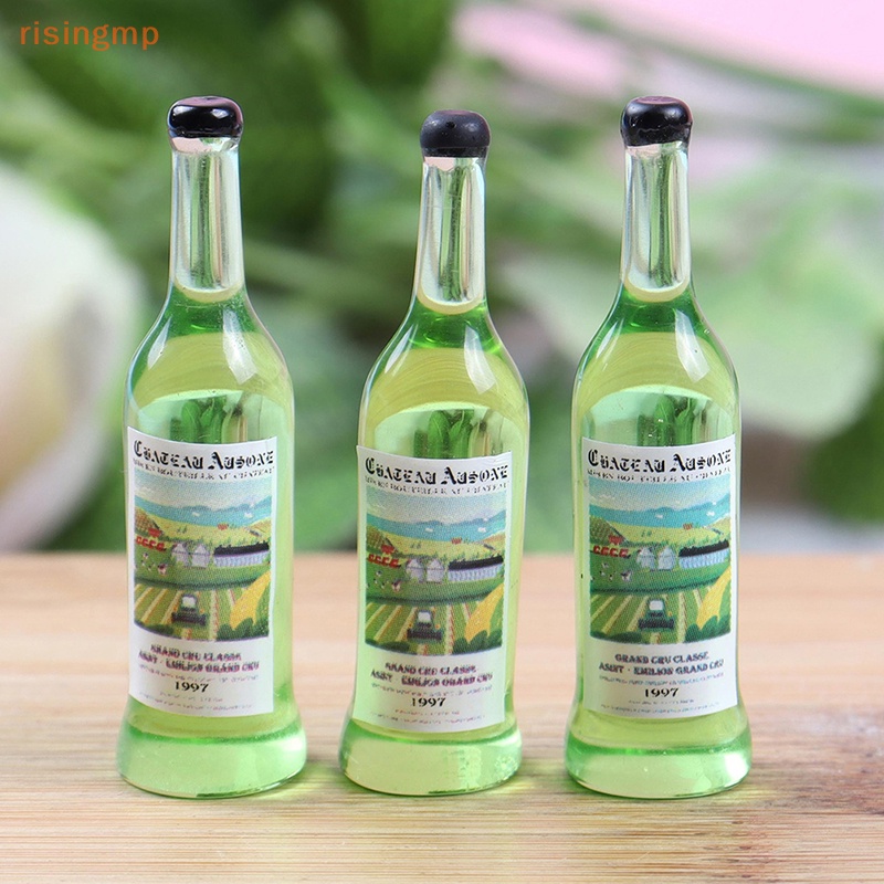 Bộ 10 Chai Rượu Mini Lấp Lánh Dùng Trang Trí Nhà Búp Bê