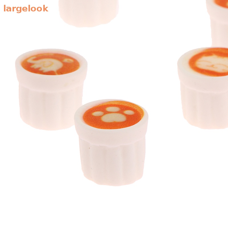 Set 10 Ly Cà Phê Mini Tỉ Lệ 1: 12 Dùng Trang Trí Nhà Búp Bê