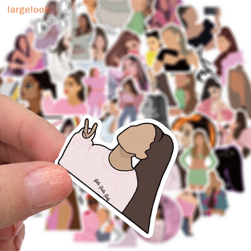 Set 50 Miếng Dán Chống Thấm Nước Họa Tiết Graffiti Trang Trí Vali / Guitar