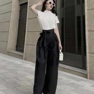 Quần suông thắt nơ Kanimi