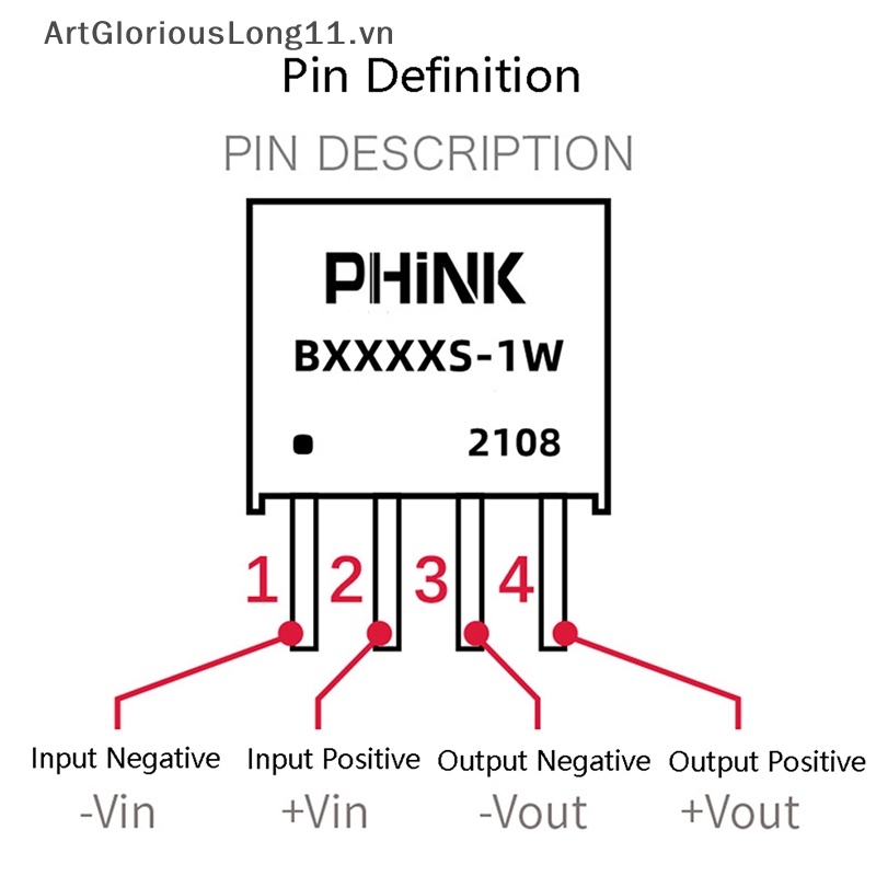 Set 2 Linh Kiện Điện Tử ArtGloriousLong B0505S-1W B0505S B0505 SIP-4 IC