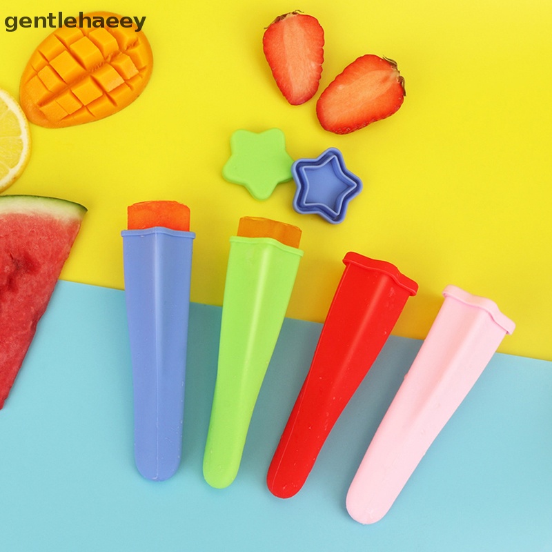 1 Khuôn Silicone Làm Kem Que An Toàn Tiện Dụng