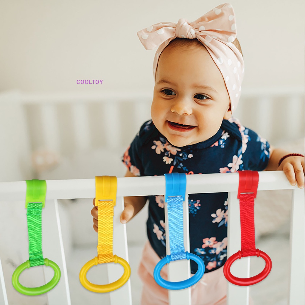 Set 16 Vòng Kéo Gắn Nôi Em Bé 4 Màu Sắc Đa Dạng