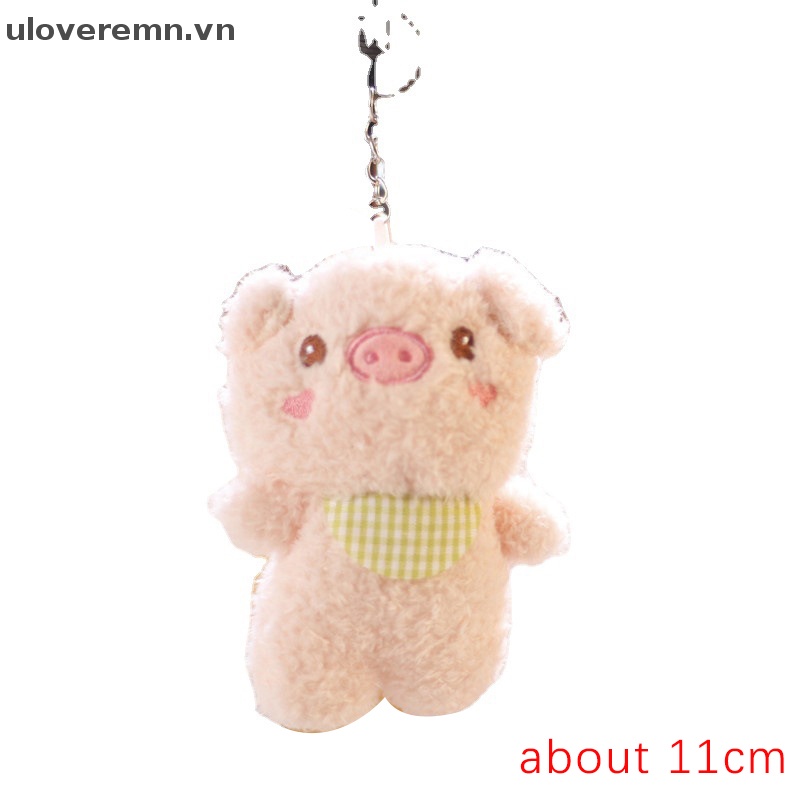 Móc Khóa Hình Gà Con Nhồi Bông Dễ Thương