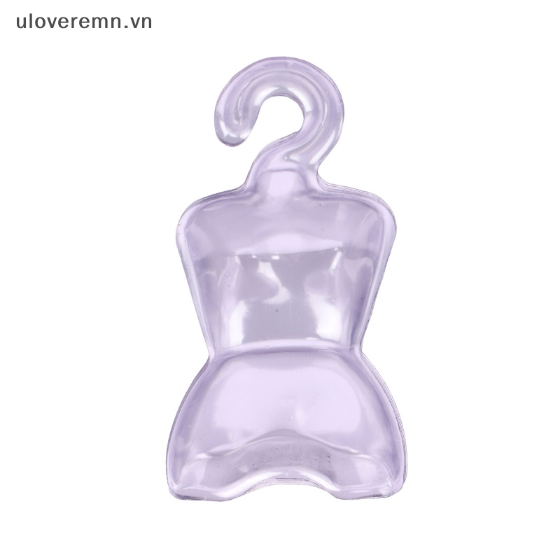 Set 200 Móc Nhựa Treo Quần Áo Búp Bê 11cm Dễ Thương